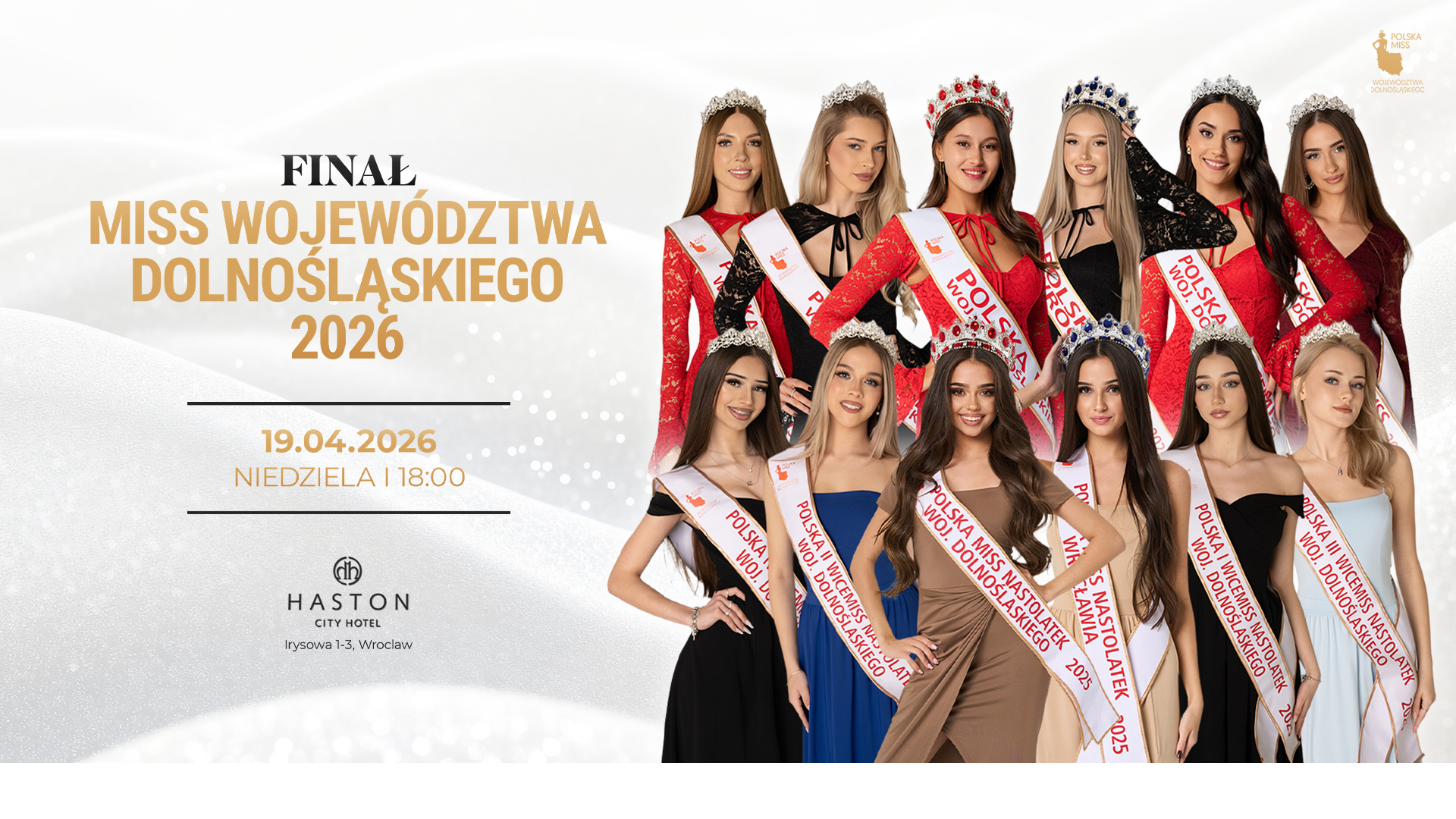 Bilety – Gala Finałowa Polska Miss Woj. Dolnośląskiego 2026